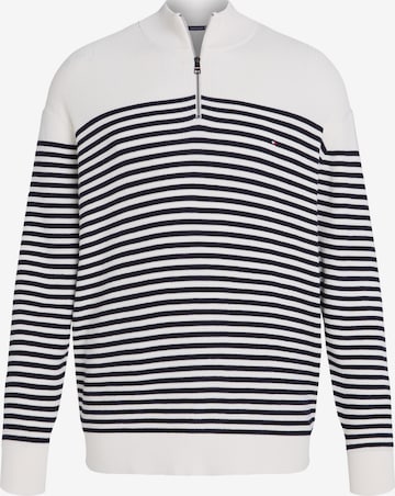 balta Tommy Hilfiger Big & Tall Megztinis: priekis