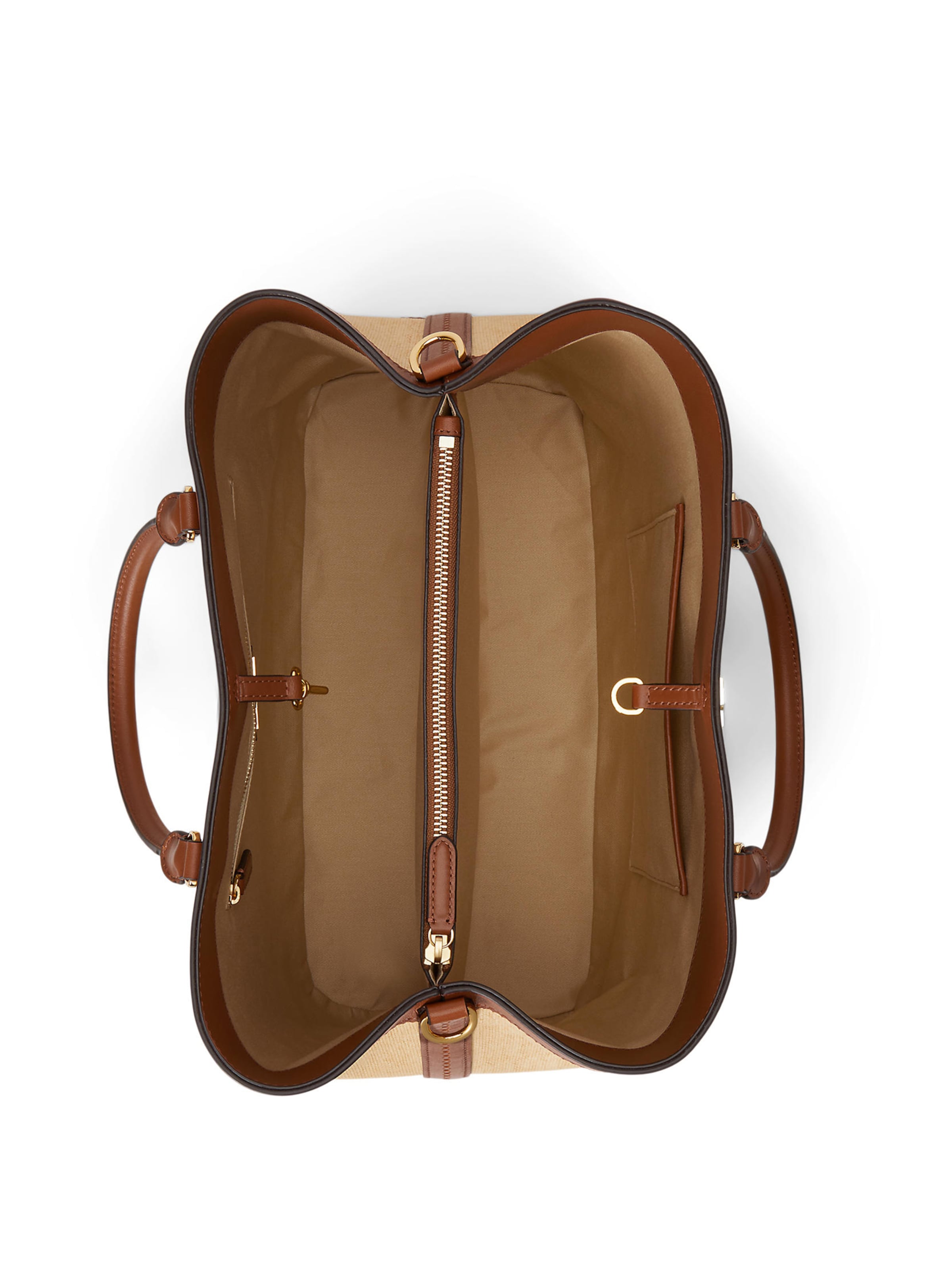 Lauren Ralph Lauren Ročna torbica 'MARCY' | bež barva