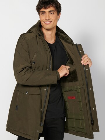 KOROSHI Winterparka in Groen