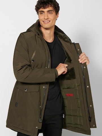 KOROSHI Winter parka in Green