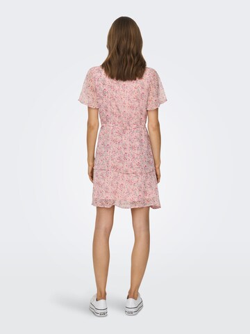 JDY Summer Dress 'MELLY' in Pink