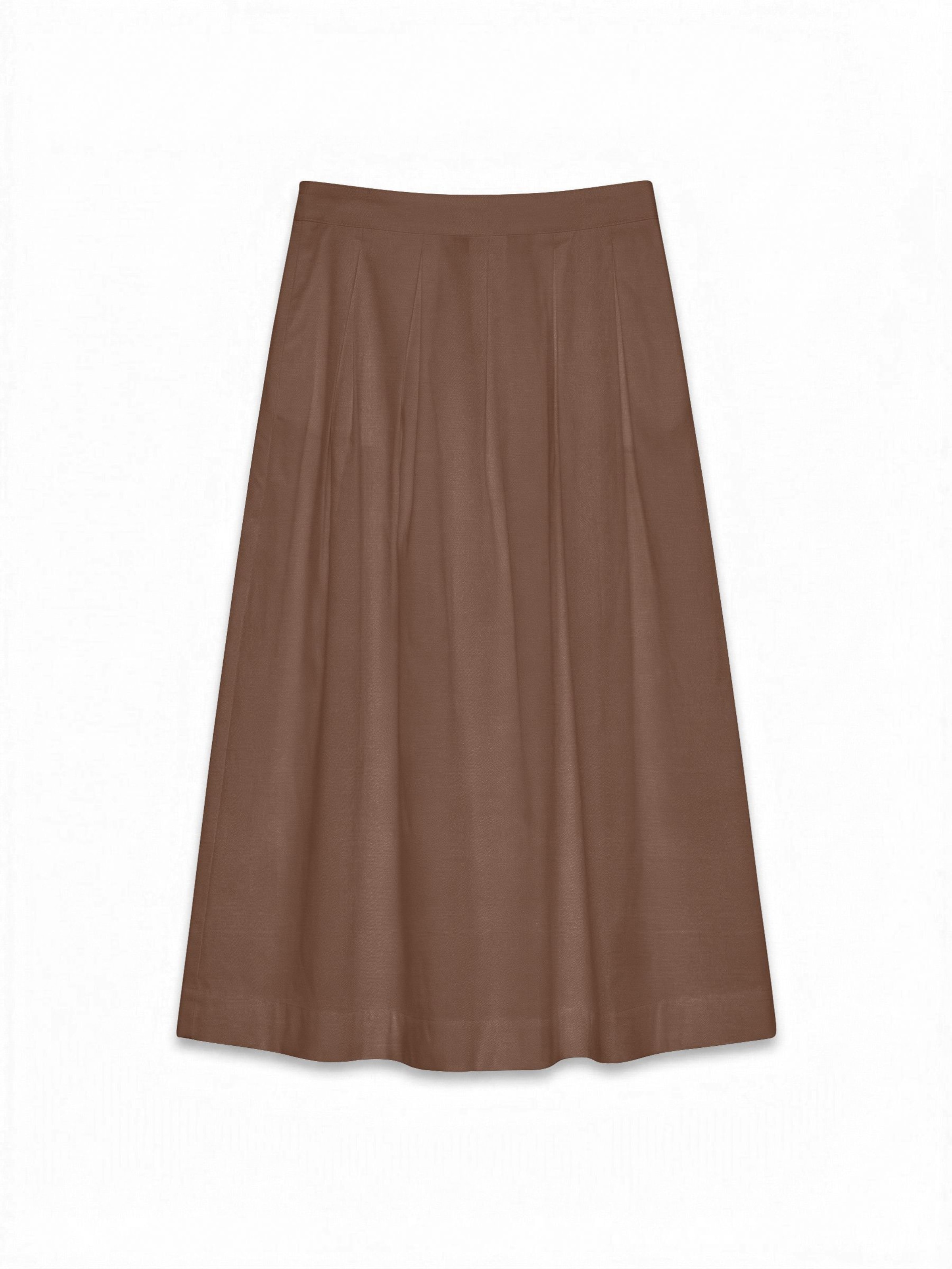 VERO MODA - Falda 'VMLotus' en marrón: frente