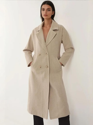 Bigdart - Sobretudo meia-estação em bege: frente