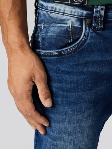 TIMEZONE Slimfit Jeans 'Eduardo' in Blau