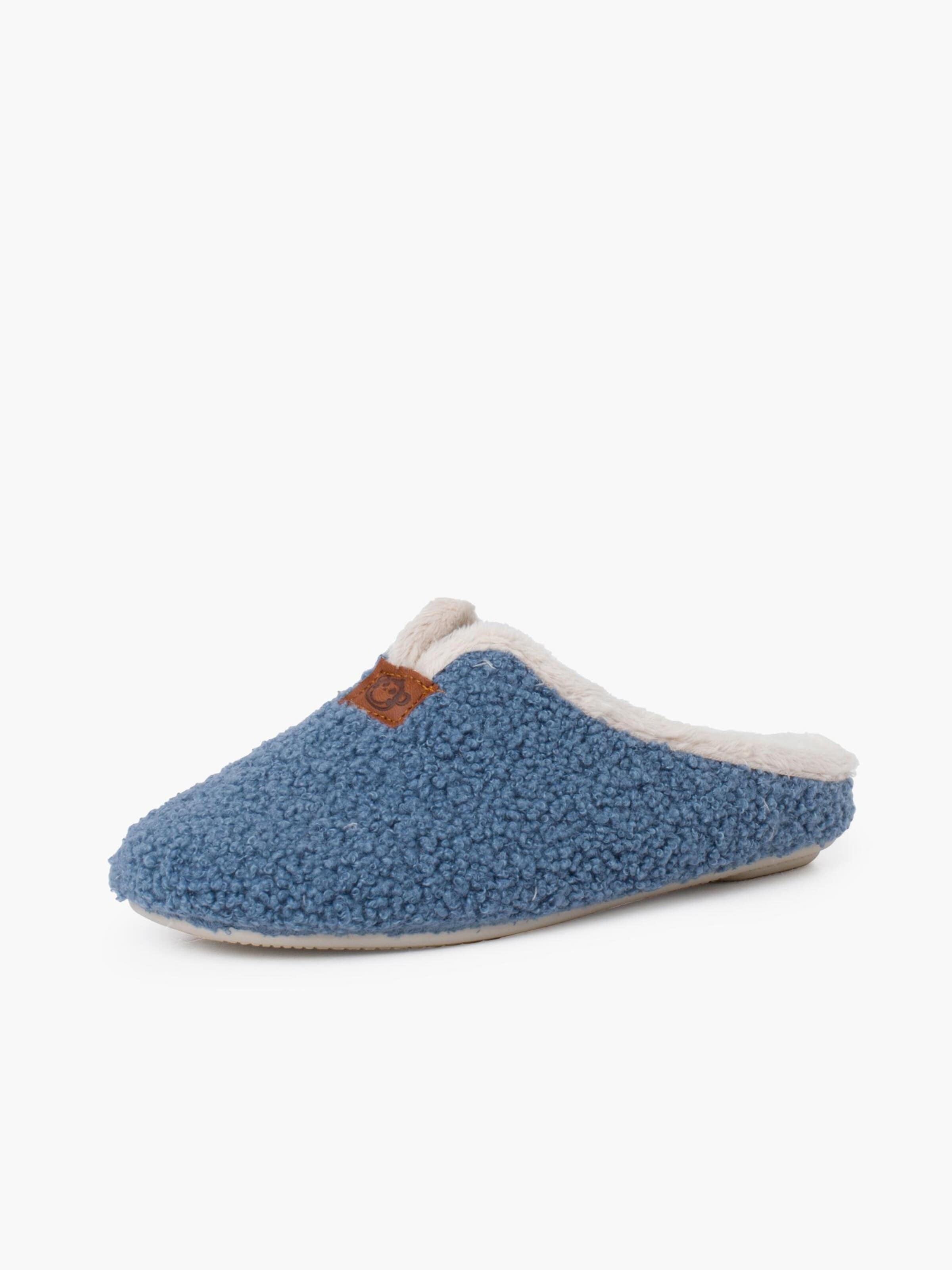 Pantoufle Pisamonas en bleu : devant