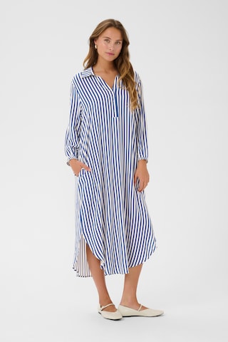 CULTURE Shirt dress 'Denia' in Blue: front