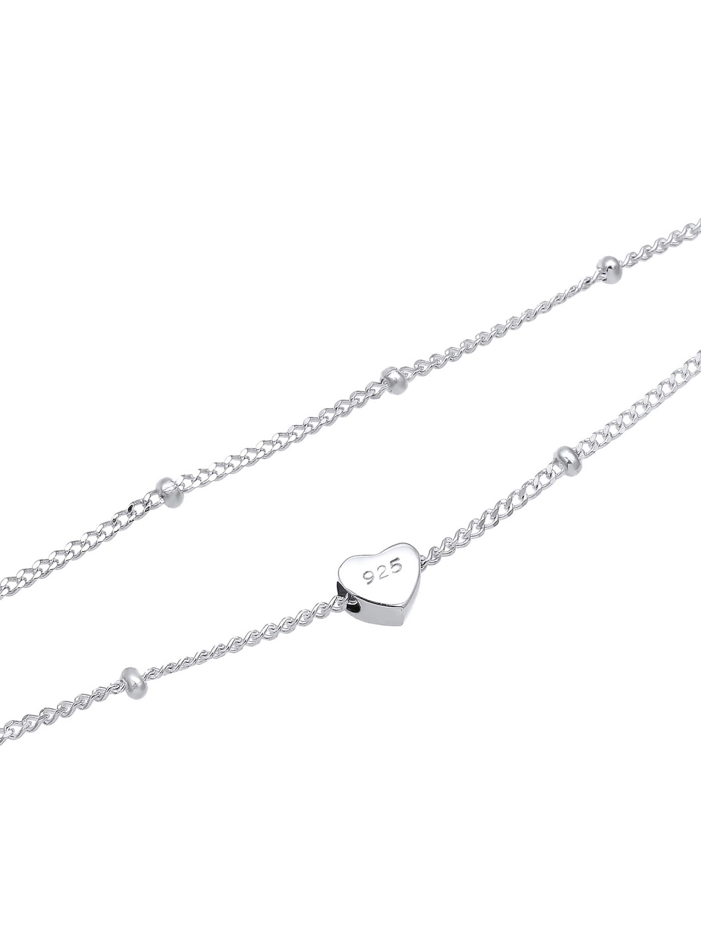 Lanțuri 'Herz' de la ELLI pe argintiu