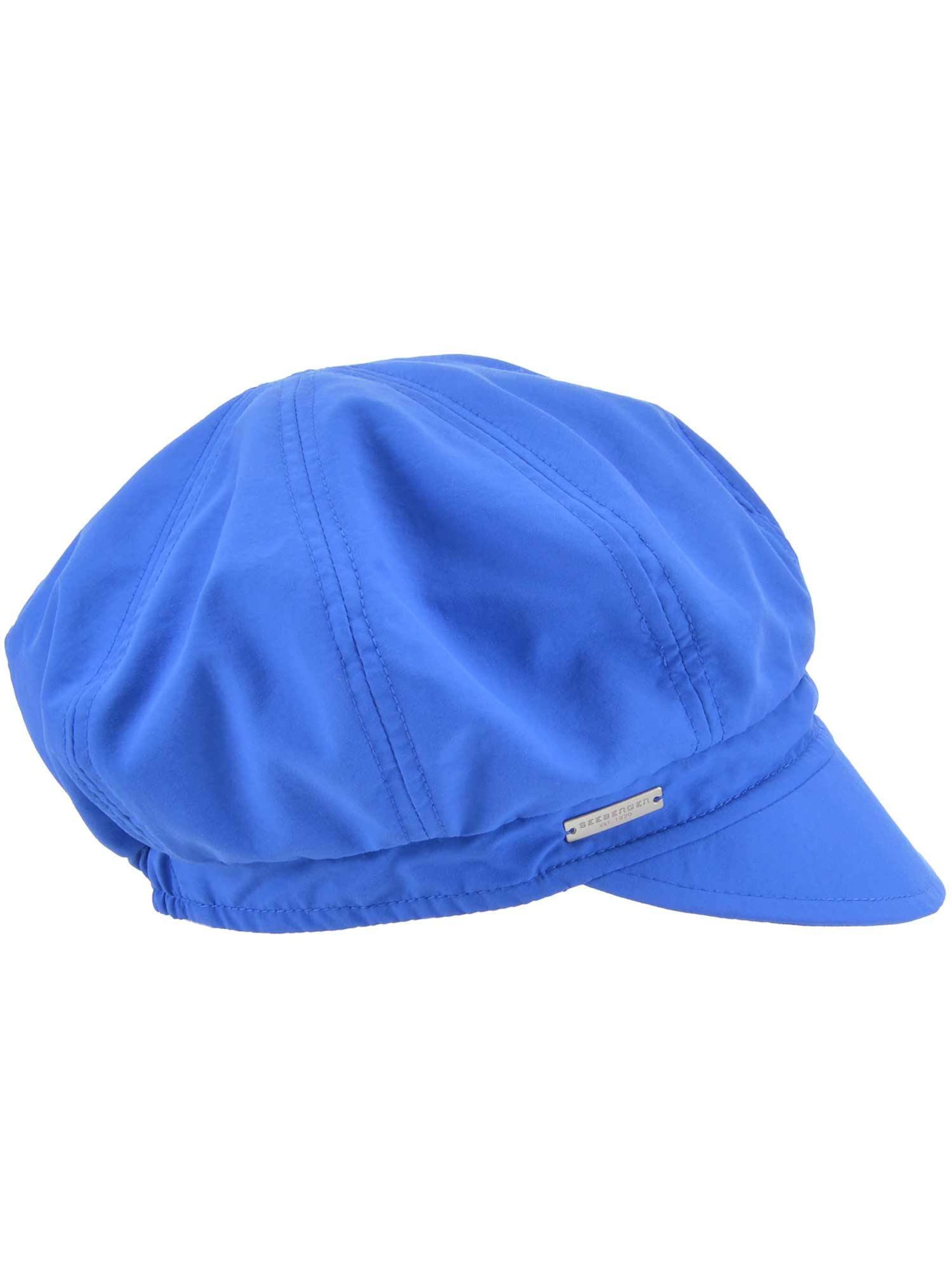 Seeberger Cap 'Cap'‌‌‌‌‌ in Blau: Vorderseite