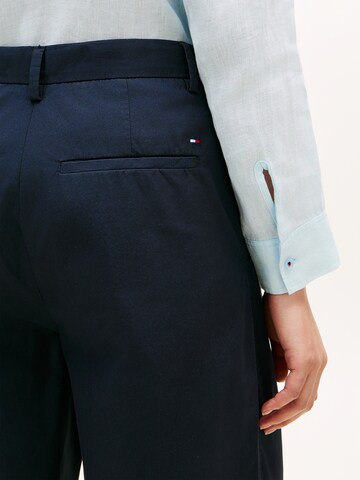 Wide Leg Pantalon TOMMY HILFIGER en bleu