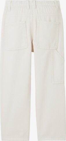 Loosefit Pantalon TOM TAILOR en blanc