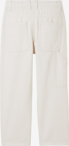 TOM TAILOR Loose fit Pants in White