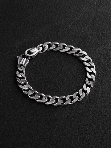 REYTEL - Pulsera 'ROBUR' en plata: frente