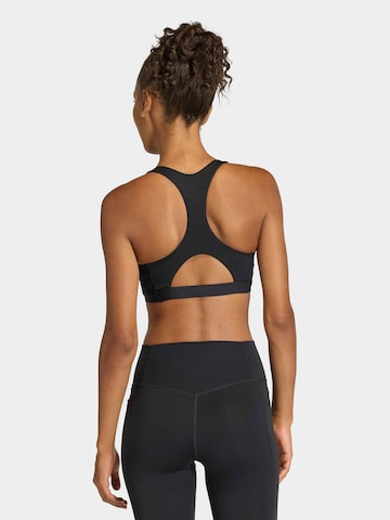 ADIDAS PERFORMANCE Korzetová Sportovní podprsenka 'OPT ESS' – černá