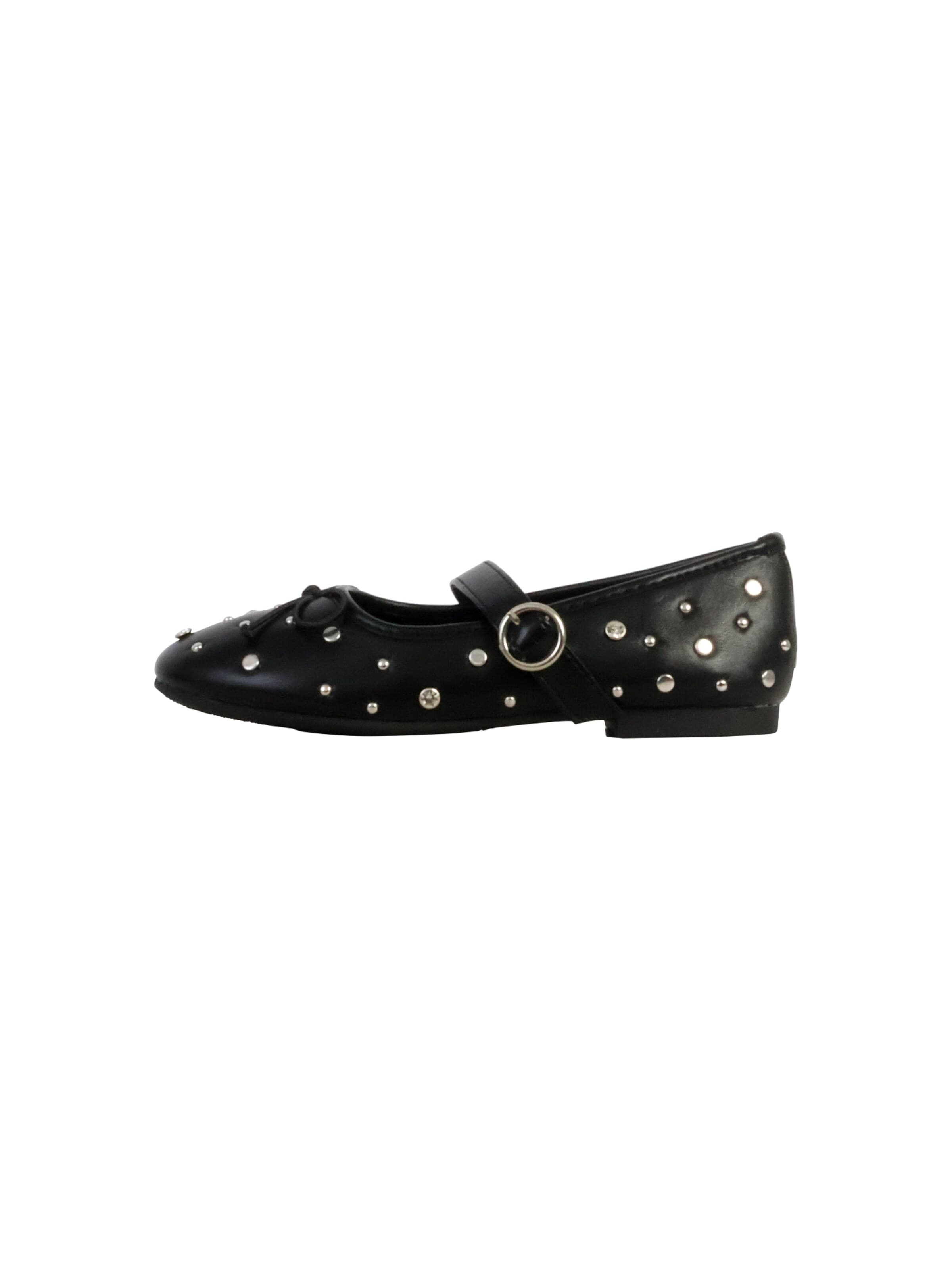 Ballerines POTI PATI en noir : devant
