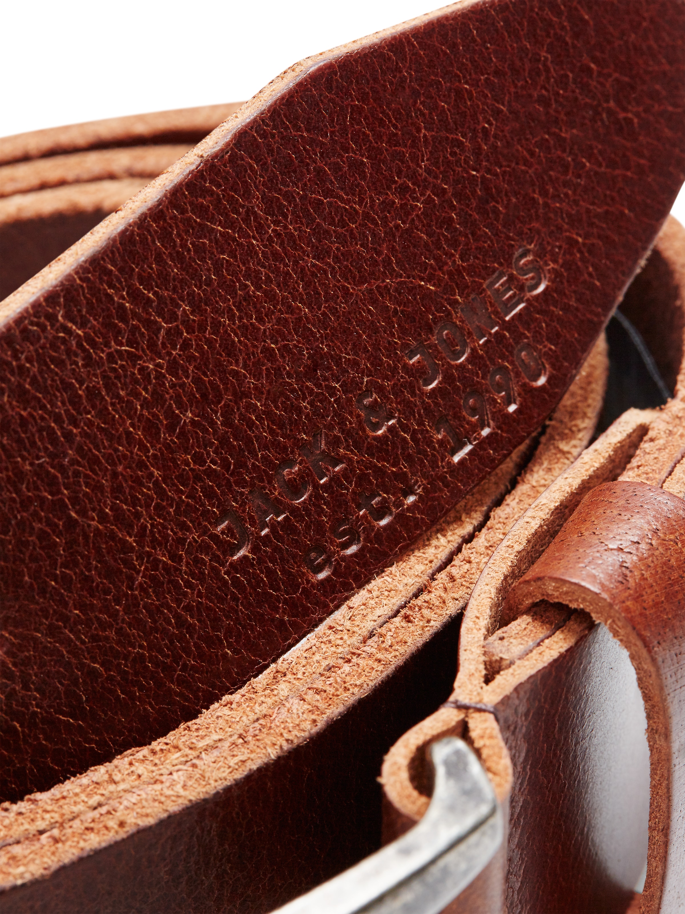 JACK & JONES Gürtel 'JJIPaul' in Braun