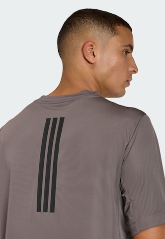 Tricou funcțional 'D4T POWER' de la ADIDAS PERFORMANCE pe gri
