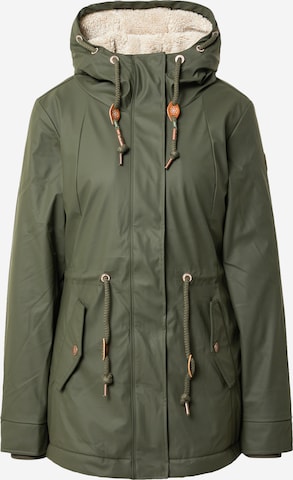 Parka mi-saison 'MONADIS' Ragwear en vert : devant