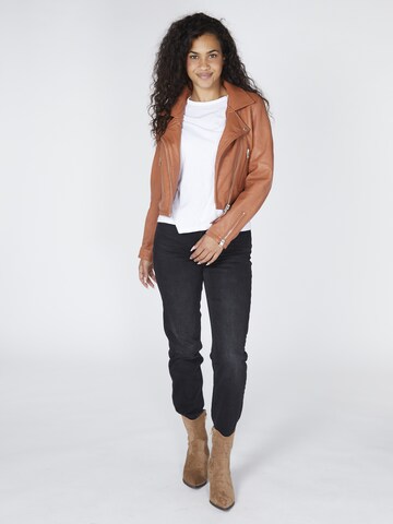 Bolongaro Trevor Tussenjas 'MINIMAL BIKER' in Bruin