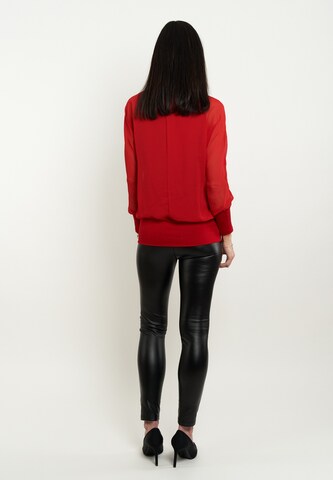 Seidel Moden Bluse in Rot