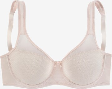 Soutien-gorge minimiseur NUANCE en rose : devant