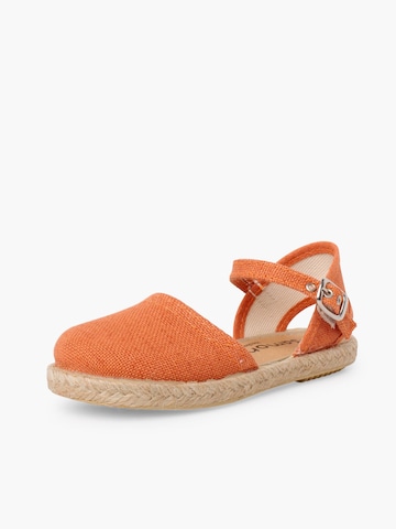 Pisamonas Sandale in Orange: Vorderseite