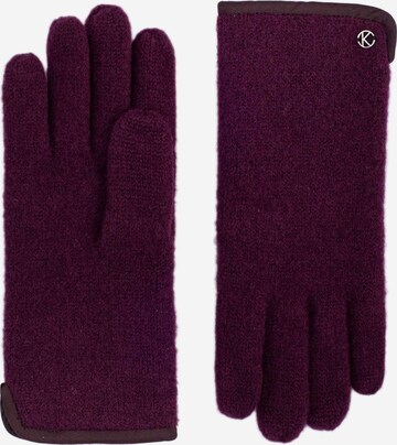 KESSLER Full Finger Gloves 'SASHA' in Purple: front