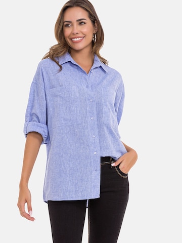 CIPO & BAXX Blouse 'WH125' in Blauw