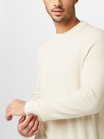 BOSS Black Sweater 'Ecaio' in White