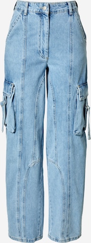 Regular Jeans cargo Misspap en bleu : devant