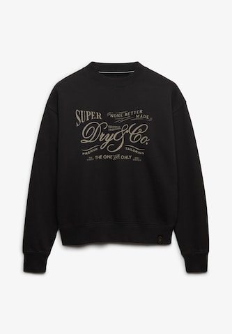 Superdry & Co Свитшот в Черный: спереди