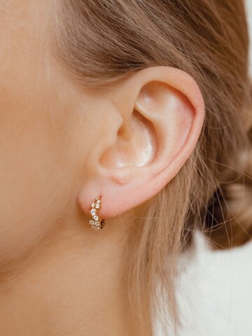 Hey Happiness Oorbellen 'Glitter Duo' in Goud