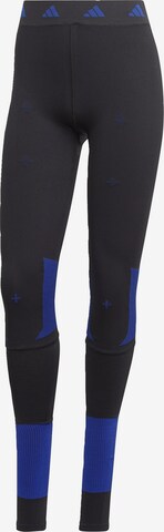 ADIDAS PERFORMANCE Skinny Workout Pants 'Techfit Recharge' in Black: front