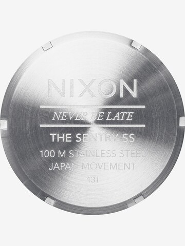 Nixon - Relógios analógicos 'Sentry SS' em prata