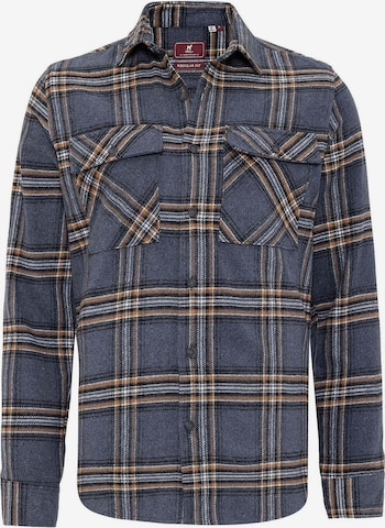 Regular fit Camicia di Williot in blu: frontale
