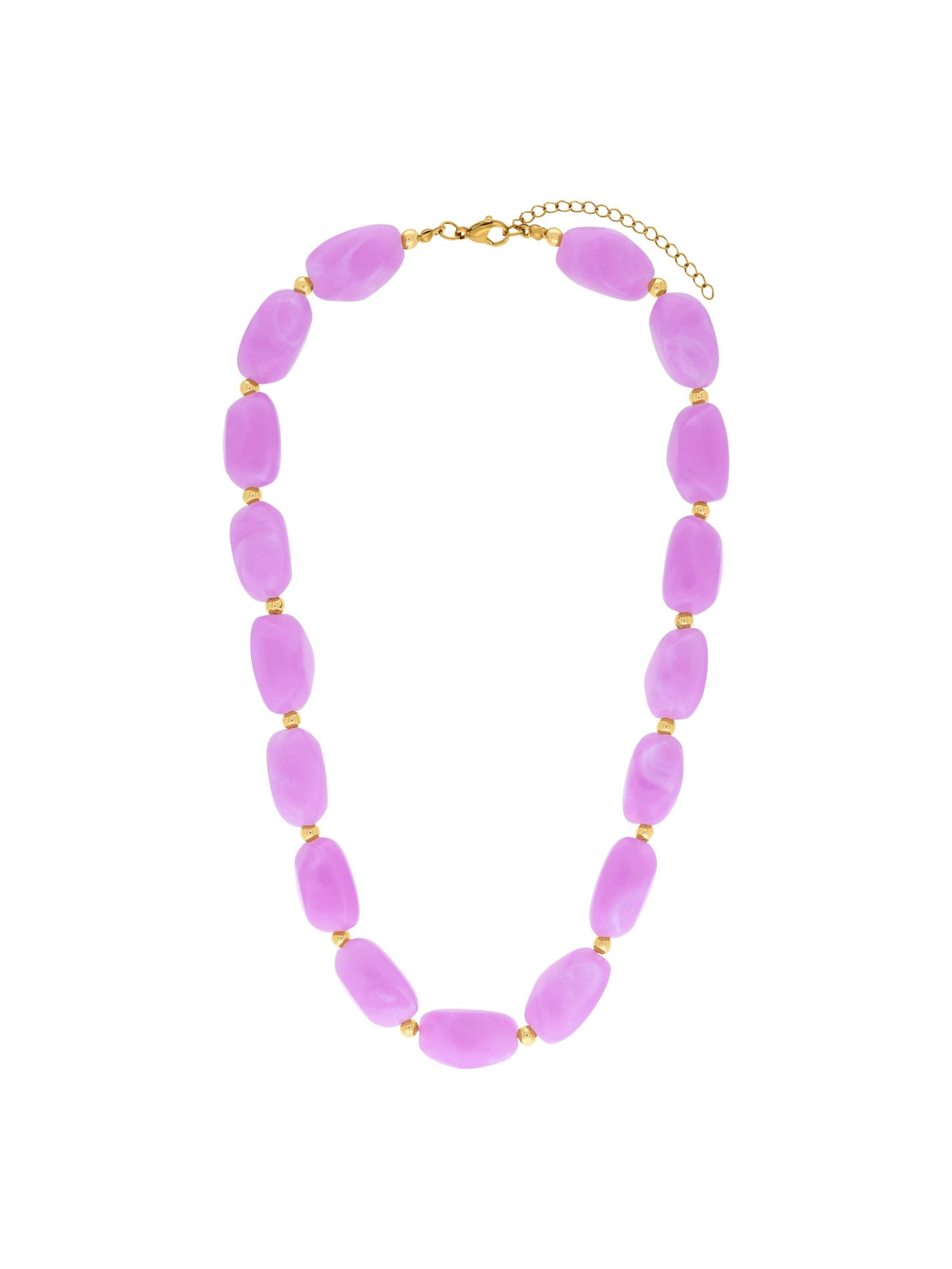 Lucardi Necklace in Gold: front
