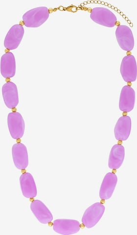 Lucardi Necklace in Gold: front
