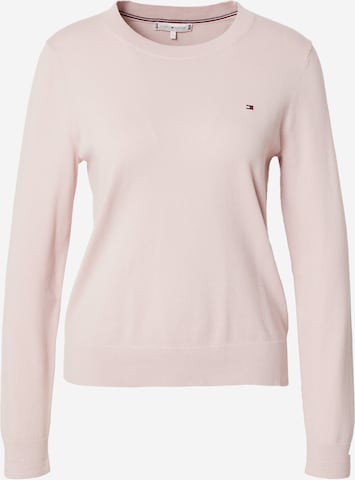 Pull-over TOMMY HILFIGER en rose : devant