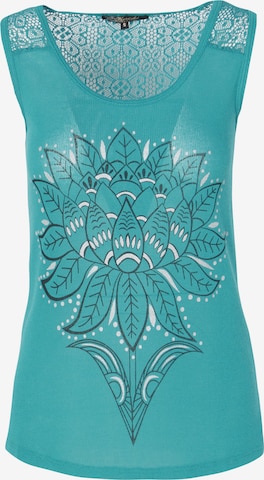 KOROSHI Top in Green: front