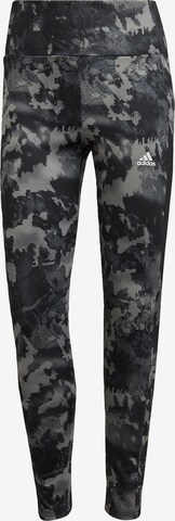 Skinny Pantaloni sport de la ADIDAS SPORTSWEAR pe negru: față