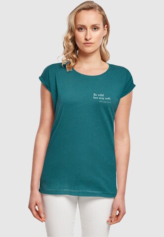 T-shirt 'Happines' Merchcode en vert : devant