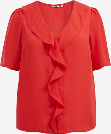 WE Fashion - Blusa en rojo: frente