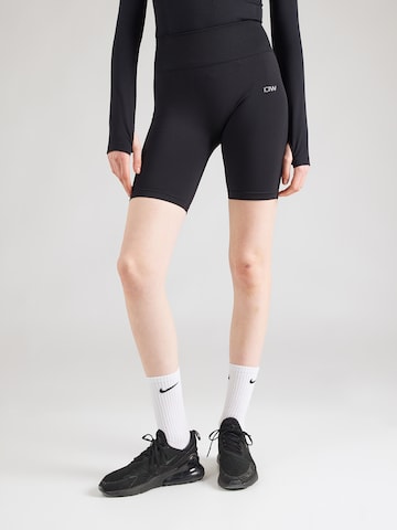 ICANIWILL Skinny Sportovní kalhoty 'Define Seamless' – černá: přední strana