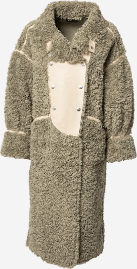 OOF WEAR Mantel in beige / oliv, Produktansicht