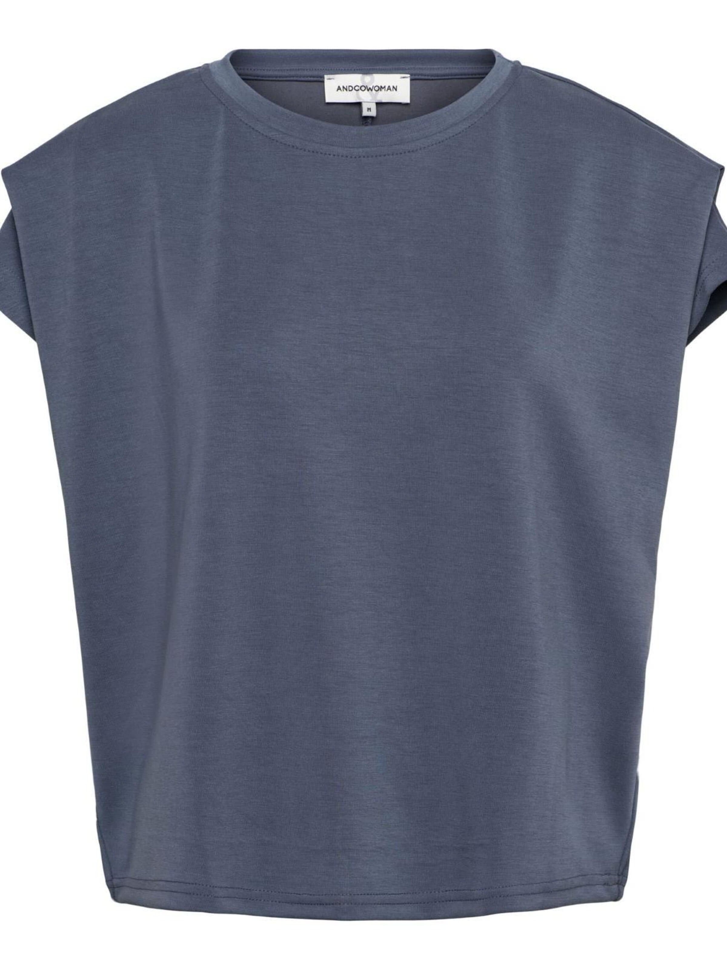 &co woman Shirt '&Co woman Danea dark slate' in Grijs: voorkant