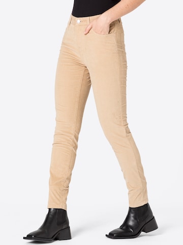 UNITED COLORS OF BENETTON Slimfit Spodnie w kolorze beżowy: przód