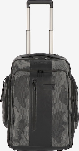 Piquadro Rucksacktrolley 'Brief ' in Grau: predná strana