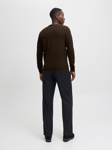 JACK & JONES Свитер 'JJECOOPER' в Коричневый