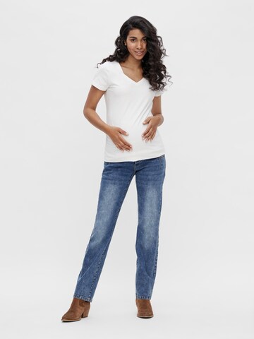 MAMALICIOUS Regular Jeans 'Aurora' in Blau