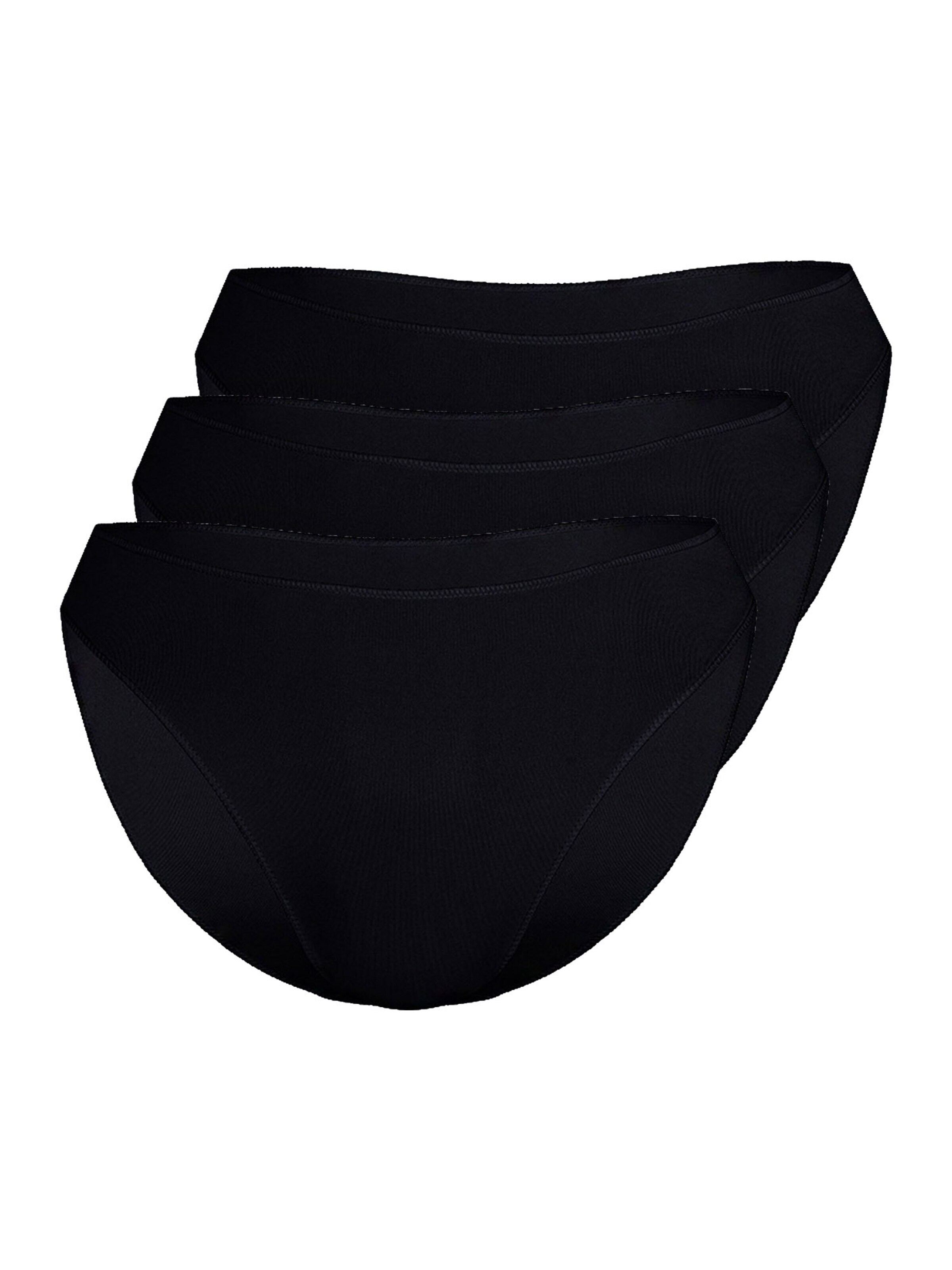 sassa Slip 'Classics'‌‌‌‌‌ in Schwarz: Vorderseite
