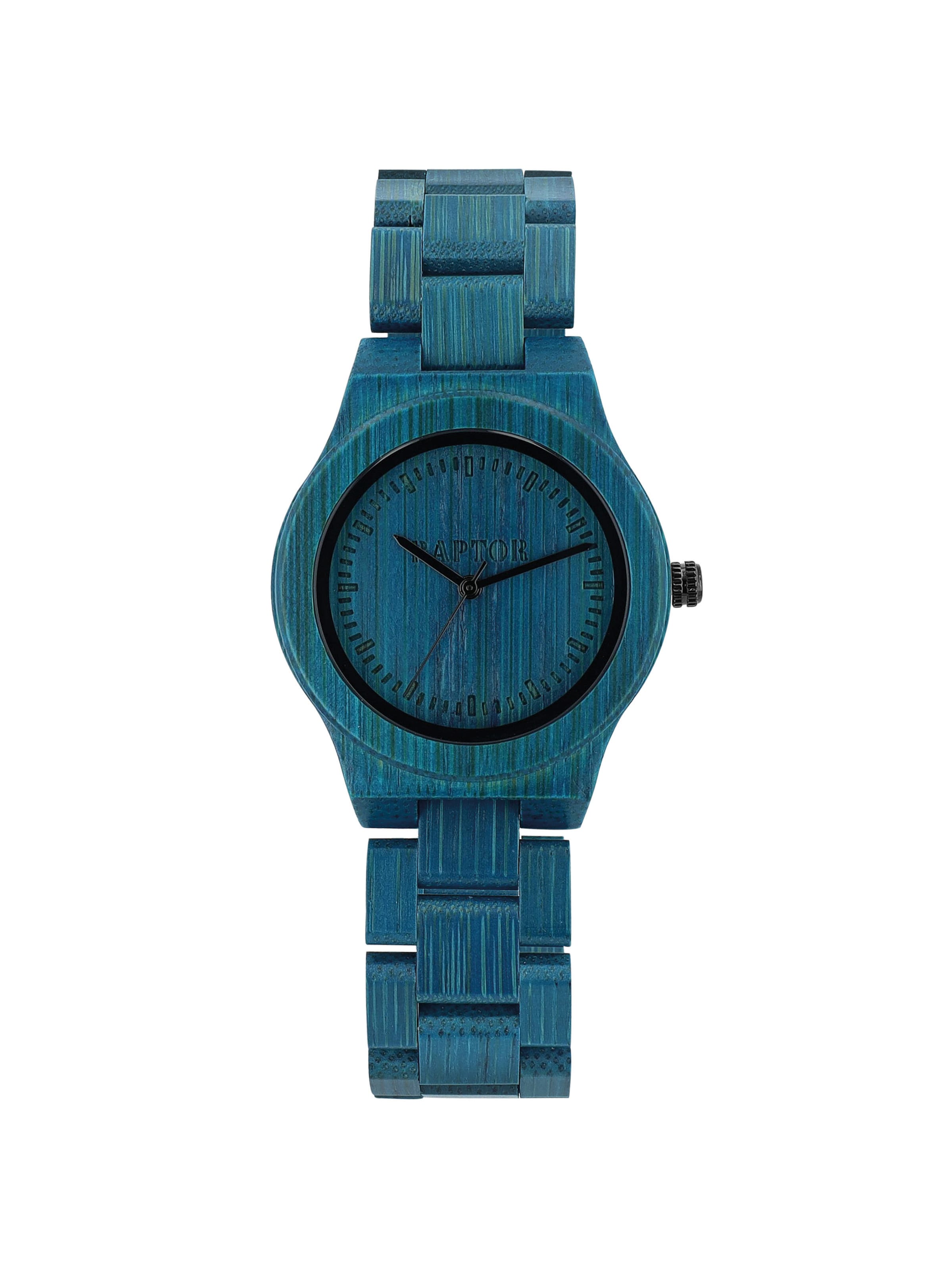 Raptor Analog Watch 'Raina, silberfarbig, Mineralglas' in Blue